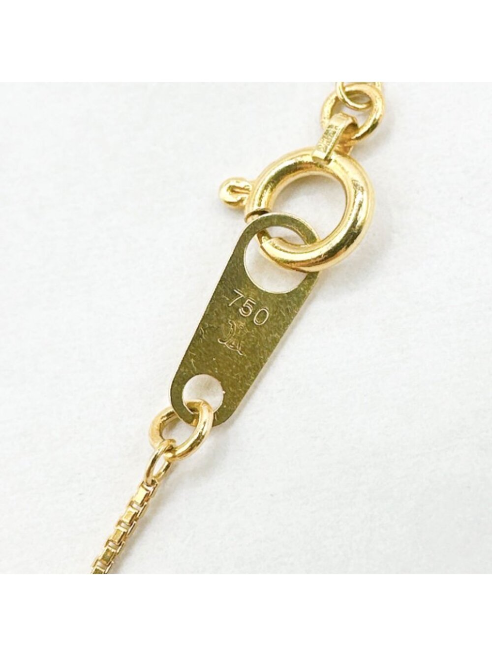 Celine Ruby Diamond Yellow Gold Necklace 42 cm - Picture 4 of 6